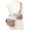 Peterson PTN NER-ALE-5 krém női övtáska, crossbody 28 x 16 x 10 cm