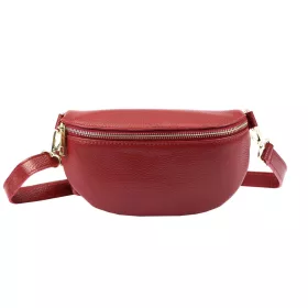   Patrizia 417-003 GOLD bordó női bőr övtáska, crossbody 25 x 15 x 6 cm