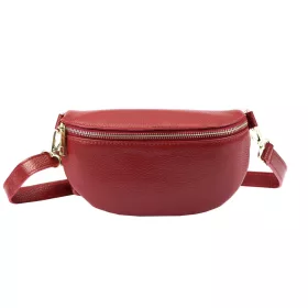   Patrizia 417-003 GOLD bordó női bőr övtáska, crossbody 25 x 15 x 6 cm