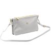 Gregorio 1736 szürke női bőr válltáska, oldaltáska, crossbody 24 x 15 x 7 cm