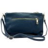 Gregorio 1736 kék női bőr válltáska, oldaltáska, crossbody 24 x 15 x 7 cm