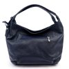 Gregorio 1737 navy női bőr kézitáska, válltáska, oldaltáska 35 x 25 x 12 cm