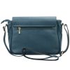 Gregorio 1738 kék női bőr válltáska, oldaltáska 30 x 20 x 9 cm