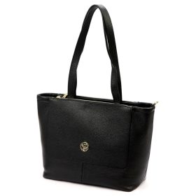   Gregorio 1739 fekete női bőr kézitáska, válltáska 42 x 28 x 15 cm