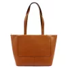 Gregorio 1739 barna női bőr válltáska, shopper 42 x 28 x 15 cm