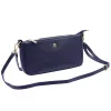 Gregorio 1740 navy kék női bőr kézitáska, válltáska, oldaltáska 30 x 15 x 7.5 cm