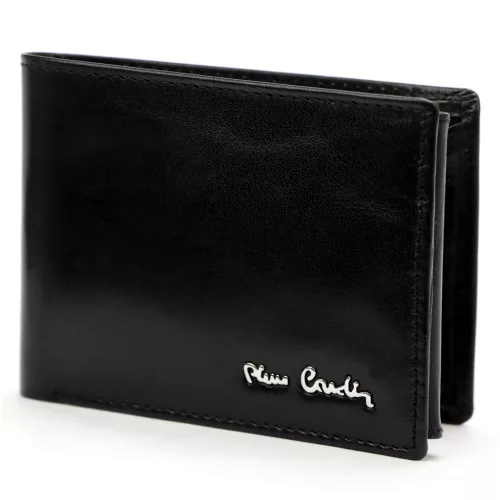 Pierre Cardin YS602 324 férfi fekete bőr pénztárca 12 x 10 cm