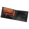 Pierre Cardin YS602 324 férfi fekete bőr pénztárca 12 x 10 cm