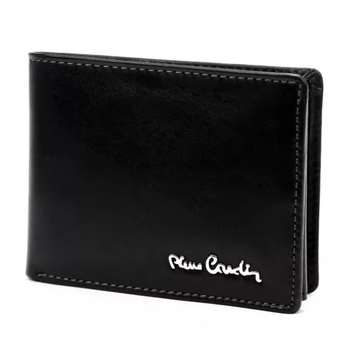 Pierre Cardin YS604 323 férfi fekete bőr pénztárca 11 x 8,5 cm