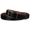Peterson BAT-CA3 BLACK-BROWN férfi, fekete-barna forgatható csatos bőr öv 105 cm