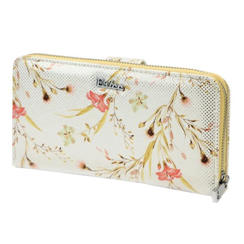 Eslee F6026 sárga női rostbőr pénztárca 19.5 x 11.5 x 3.5 cm