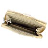 Eslee F6026 sárga női rostbőr pénztárca 19.5 x 11.5 x 3.5 cm