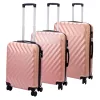 Pierre Cardin MED12 púderszín abs 3 db-os bőrönd szett 58, 68, 78 cm