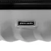Pierre Cardin MED12 ezüst abs 3 db-os bőrönd szett 58, 68, 78 cm