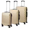 Pierre Cardin MED12 bézs abs 3 db-os bőrönd szett 58, 68, 78 cm