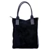 Angelo 01-001-2 navy kék női bőr kézitáska, válltáska 30 x 40 x 14 cm