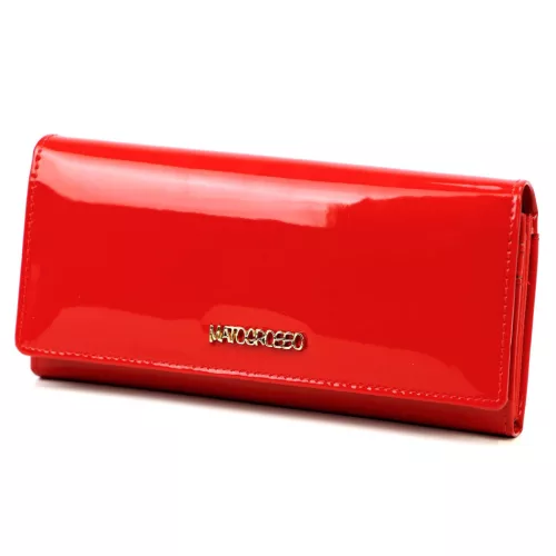 Mato Grosso 0946-404 RFID piros női bőr pénztárca 18.5 x 9 x 4 cm