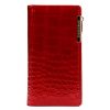 Gregorio BC-124 piros női marhabőr pénztárca 10 x 19.5 x 3.5 cm