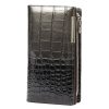 Gregorio BC-124 szürke női bőr pénztárca 10 x 19.5 x 3.5 cm