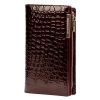 Gregorio BC-124 barna női bőr pénztárca 19.5 x 10 x 4 cm