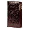 Gregorio BC-124 barna női bőr pénztárca 19.5 x 10 x 4 cm