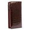 Gregorio BC-124 barna női bőr pénztárca 19.5 x 10 x 4 cm