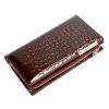 Gregorio BC-124 barna női bőr pénztárca 19.5 x 10 x 4 cm