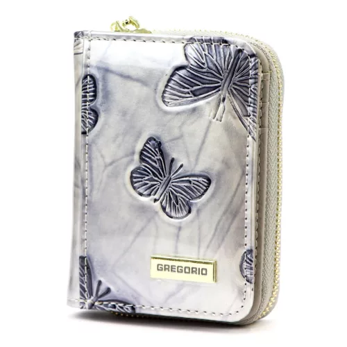Gregorio BTS-125 krém női bőr pénztárca 7.5 x 10.5 x 3.5 cm