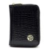 Gregorio GF125 fekete női bőr pénztárca 7.5 x 10.5 x 3.5 cm