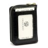 Gregorio GF125 fekete női bőr pénztárca 7.5 x 10.5 x 3.5 cm