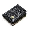 Gregorio GF125 fekete női bőr pénztárca 7.5 x 10.5 x 3.5 cm