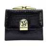 Gregorio GF126 fekete női bőr pénztárca 10 x 8.5 x 3.5 cm