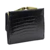Gregorio GF126 fekete női bőr pénztárca 10 x 8.5 x 3.5 cm