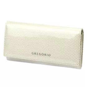   Gregorio CB-102 bézs női lakkbőr pénztárca 18.5 x 10 x 4 cm