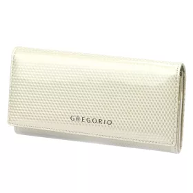   Gregorio CB-102 bézs női lakkbőr pénztárca 18.5 x 10 x 4 cm