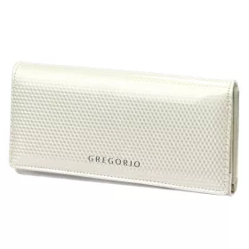   Gregorio CB-122 bézs női marhabőr pénztárca 19.5 x 10.5 x 4 cm