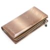 Gregorio FF-124 taupe női bőr pénztárca 10 x 19.5 x 4 cm