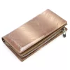 Gregorio FF-124 taupe női bőr pénztárca 10 x 19.5 x 4 cm