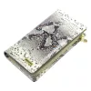 Gregorio SN-124 szürke női bőr pénztárca 10 × 19,5 × 4 cm