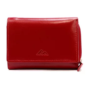   EL FORREST 568-480 RFID piros női bőr pénztárca 12 x 9 x 3.5 cm