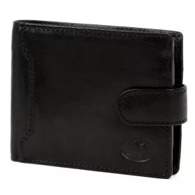   EL FORREST 709-19 RFID fekete férfi bőr pénztárca 12.5 x 9.8 x 3 cm