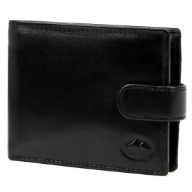   EL FORREST 709-67 RFID fekete férfi bőr pénztárca 13 x 9.5 x 3 cm
