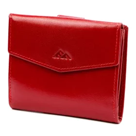   EL FORREST 853-480 RFID piros női bőr pénztárca 11 x 9.5 x 2.5 cm