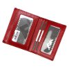 EL FORREST 854-480 RFID piros női bőr pénztárca 8 x 10 x 1.5 cm