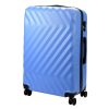 Pierre Cardin MED12 - 28 világoskék nagyméretű keményfalú bőrönd 48 x 78 x 26 cm