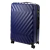 Pierre Cardin MED12 - 28 sötétkék nagyméretű keményfalú bőrönd 48 x 78 x 26 cm