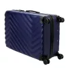 Pierre Cardin MED12 - 28 sötétkék nagyméretű keményfalú bőrönd 48 x 78 x 26 cm