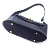 Luka 24-044 navy női bőr kézitáska, válltáska 30 x 15 x 9 cm