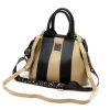 EGO ES842CR 150024JZ fekete-bézs női bőr kézitáska, válltáska 30 x 21 x 14 cm 