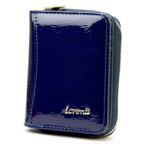 Lorenti 5157-SH kék női bőr pénztárca 8 x 10.5 x 3 cm